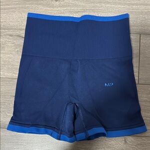 MP Navy Blue High-Waisted Shorts